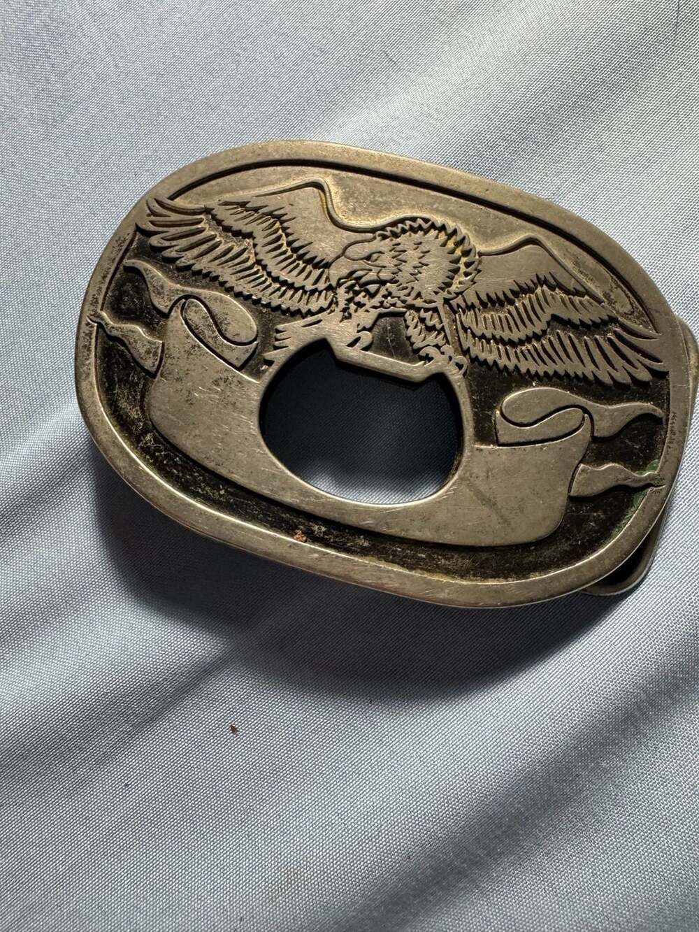 Vintage American Eagle Bottle Opener Belt Buckle